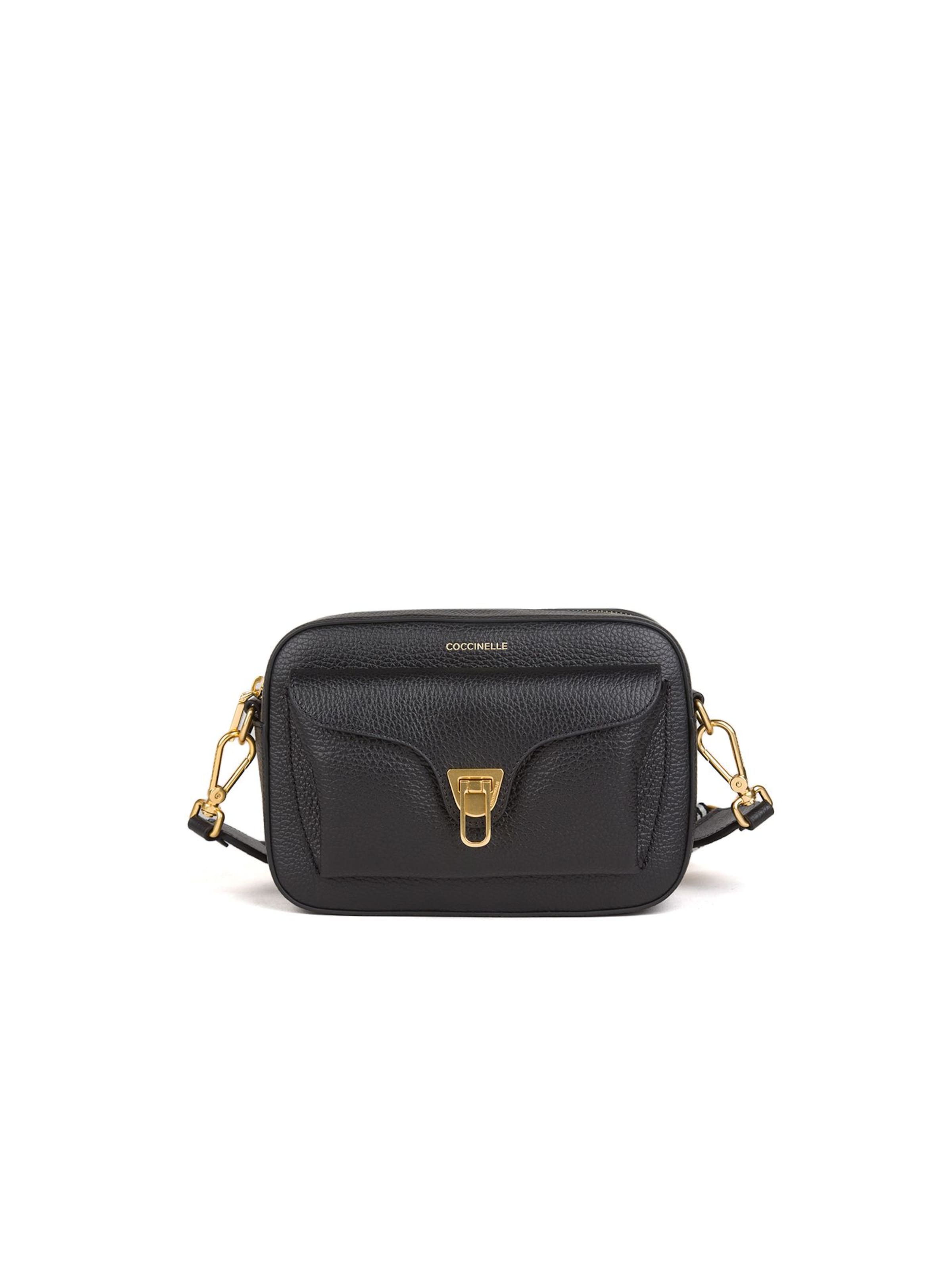 Coccinelle Crossbody Bag in Black: front