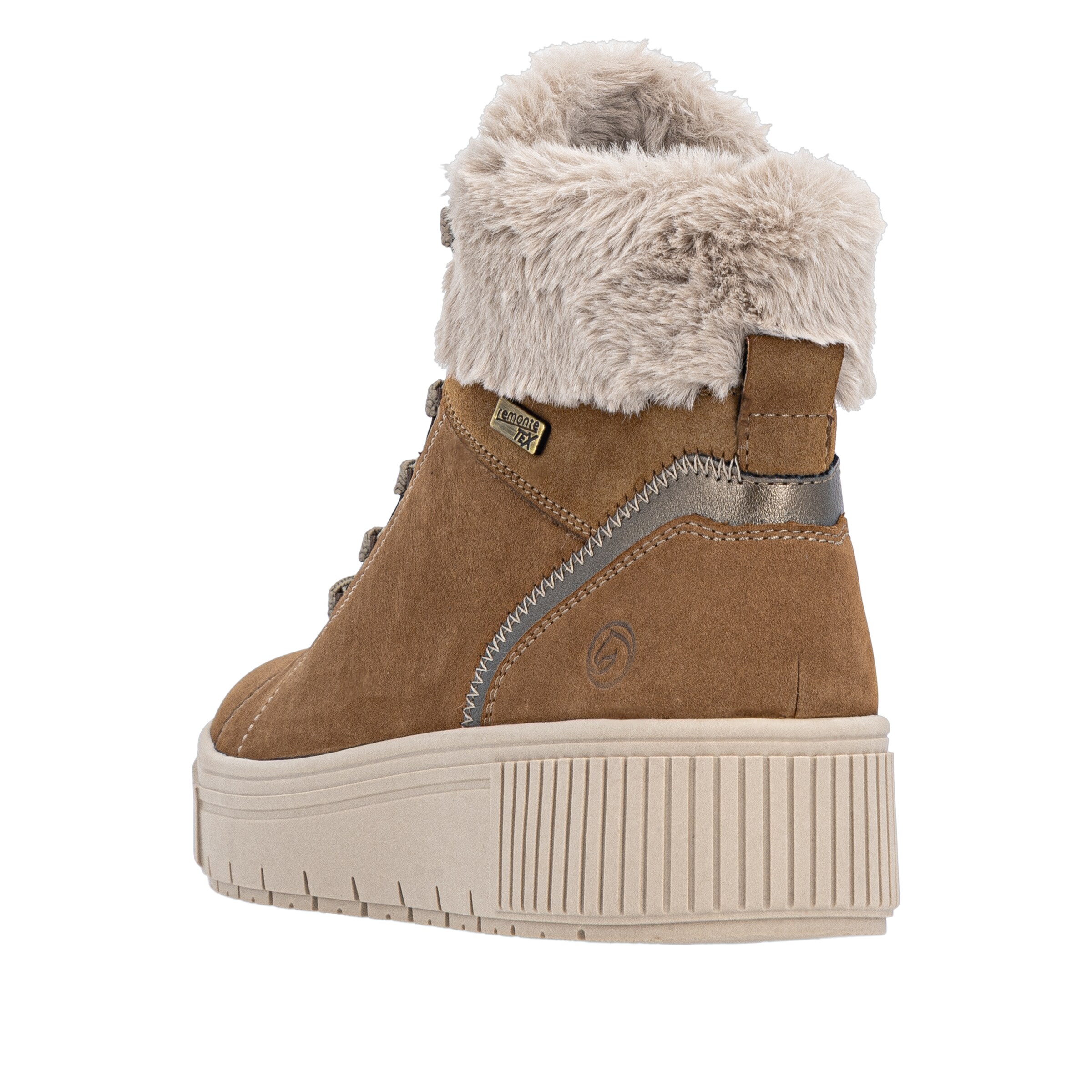 Bottes à lacets REMONTE en marron