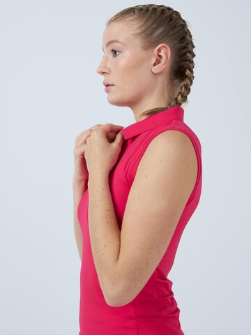 SPORTKIND Performance shirt 'Poloshirt' in Pink