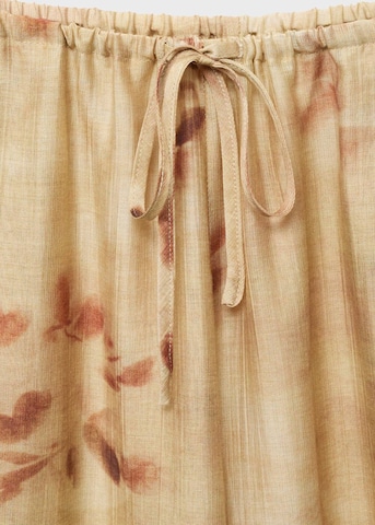 MANGO Pyjamahose in Beige