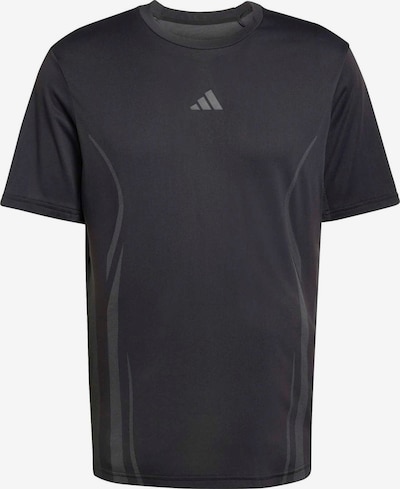 Sportiniai marškinėliai 'AIRCHILL' iš ADIDAS PERFORMANCE, spalva – tamsiai pilka / juoda, Prekių apžvalga