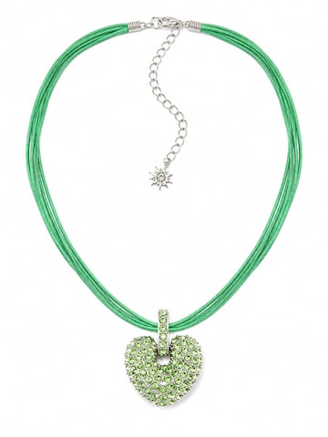 Allgäu Rebell Necklace 'Roxana' in Green: front