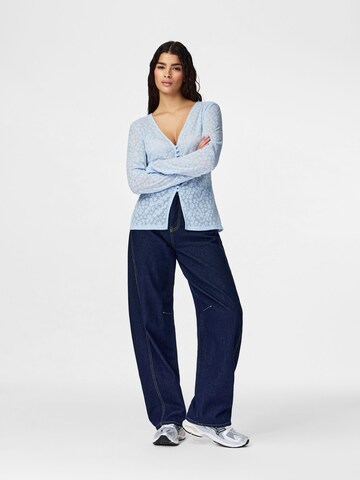 Giacchetta 'PCBaisy' di PIECES in blu