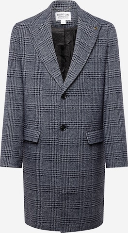 BURTON MENSWEAR LONDON Between-Seasons Coat in Blue: front