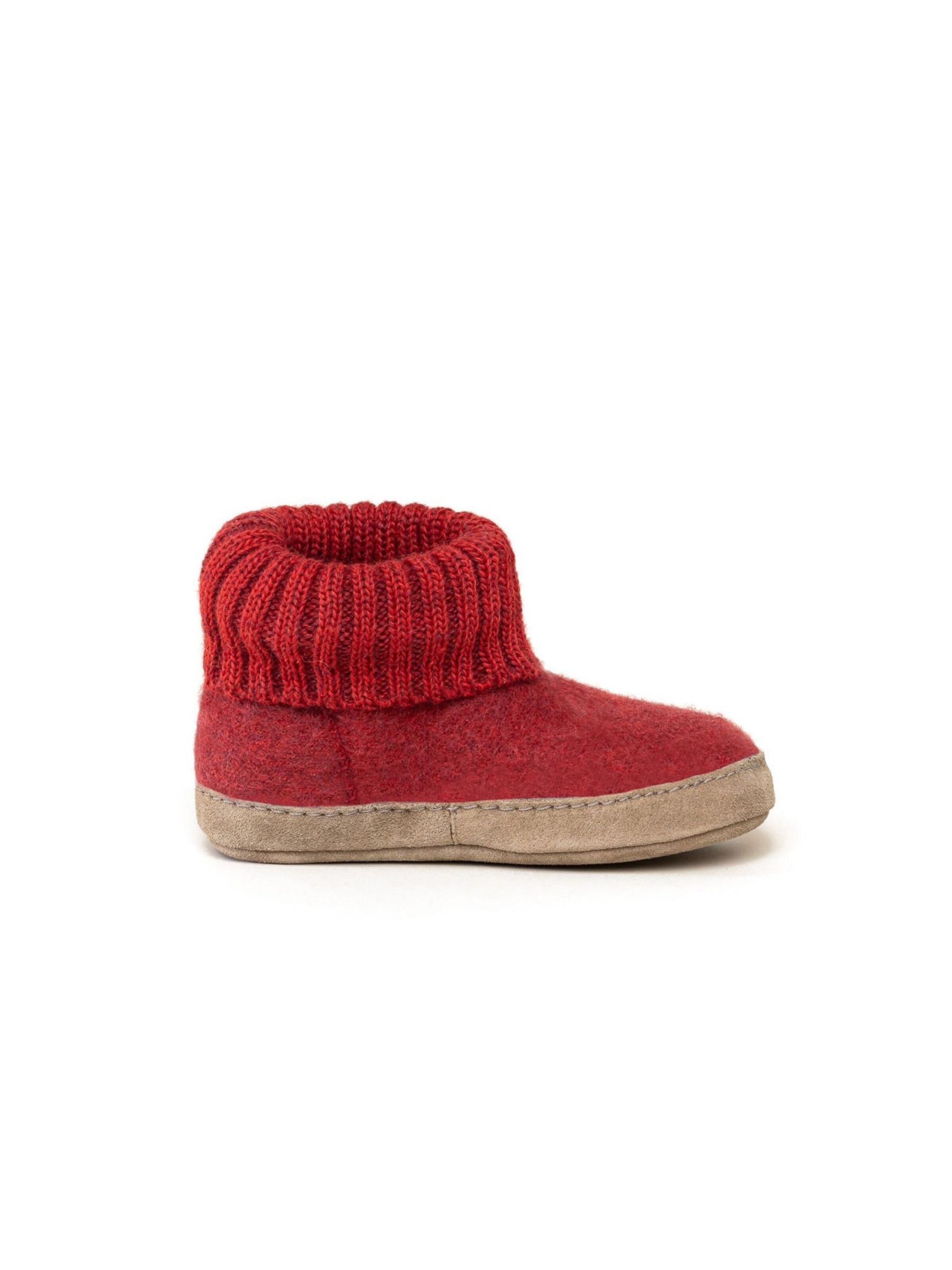 Gottstein Hausschuh 'Hüttenschuhe Alpine Boot LE'‌‌‌‌ in Rot