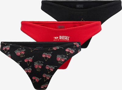 Siaurikės iš DIESEL, spalva – tamsiai pilka / raudona / juoda / balta, Prekių apžvalga