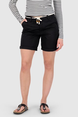 alife & kickin Regular Pants 'Ayana' in Black: front