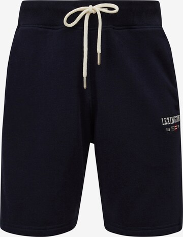 Lexington Regular Broek 'James' in Blauw: voorkant