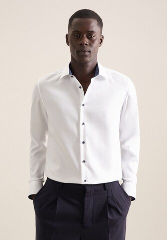 Fit confort Chemise business SEIDENSTICKER en blanc : devant