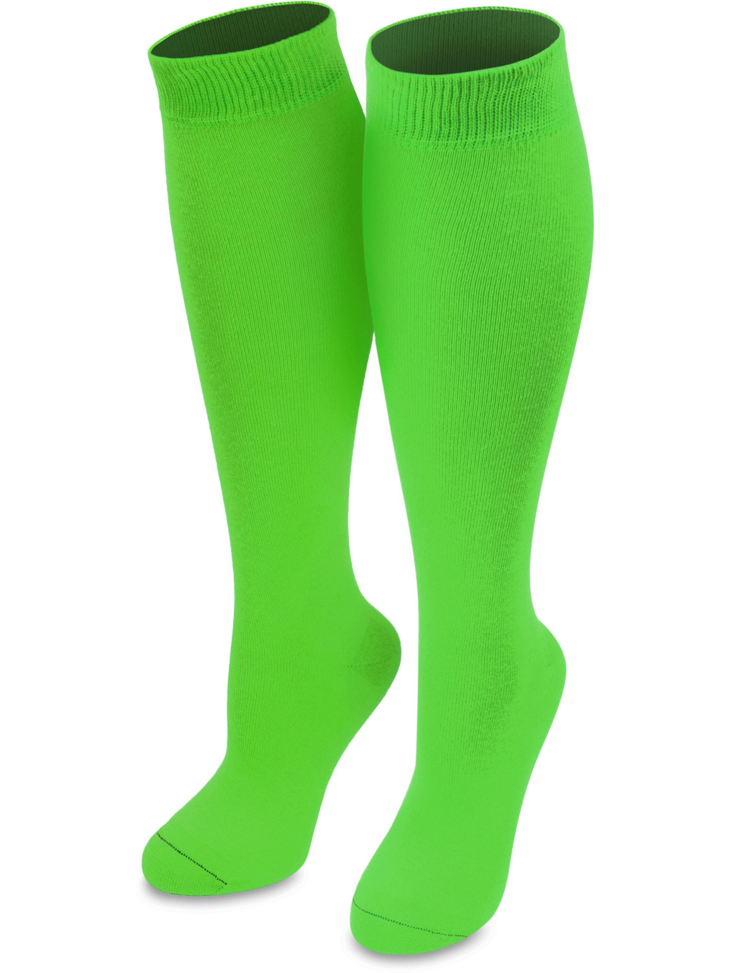 Chaussettes montantes normani en vert : devant