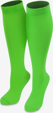 normani Knee High Socks in Green: front