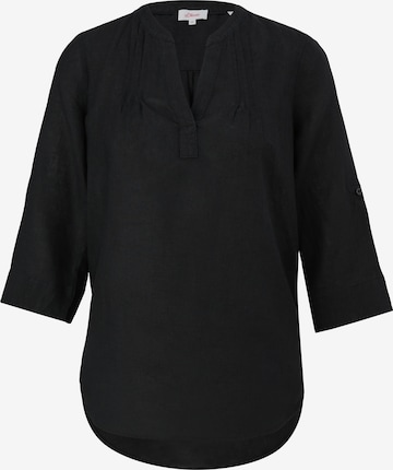 s.Oliver Blouse in Black: front