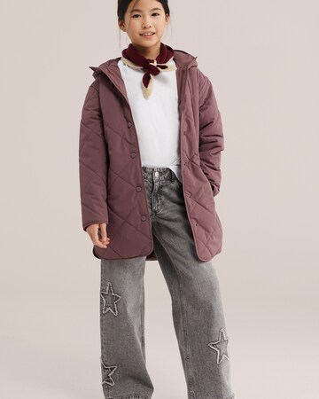 WE Fashion Coat in Purple: front
