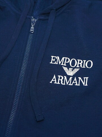 Emporio Armani Zip-Up Hoodie in Blue