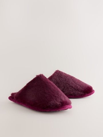 Pantoufle Next en rouge