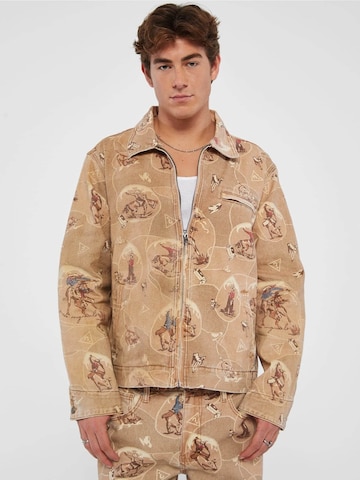 GUESS Between-Season Jacket in Brown: front