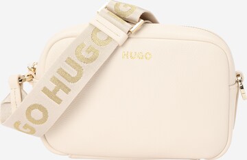HUGO - Bolso de hombro 'Bel' en beige: frente