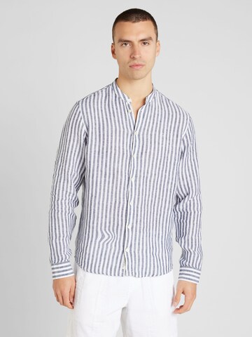 Casual Friday Regular fit Button Up Shirt 'Anton' in Blue: front