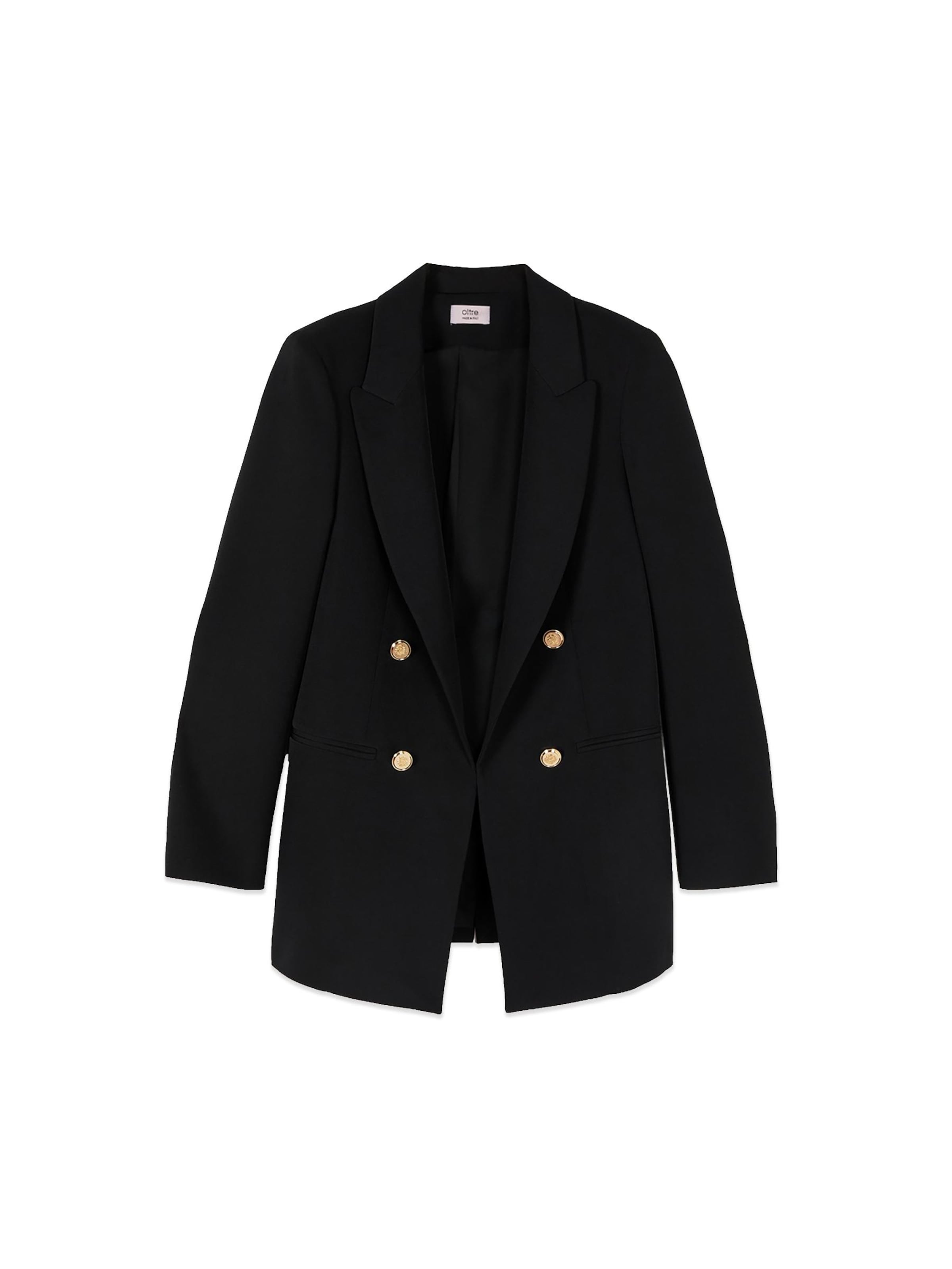 Blazer di oltre in nero: frontale