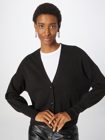 InWear Knit Cardigan 'Tenley' in Black: front