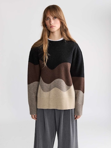 Yahmo Oversizepullover 'Lani' in Beige: Vorderseite