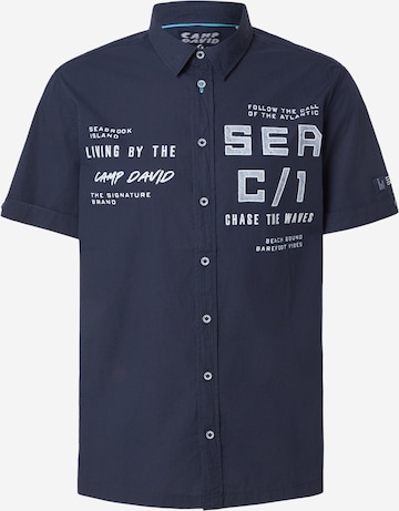 mėlyna CAMP DAVID Standartinis modelis Marškiniai: priekis