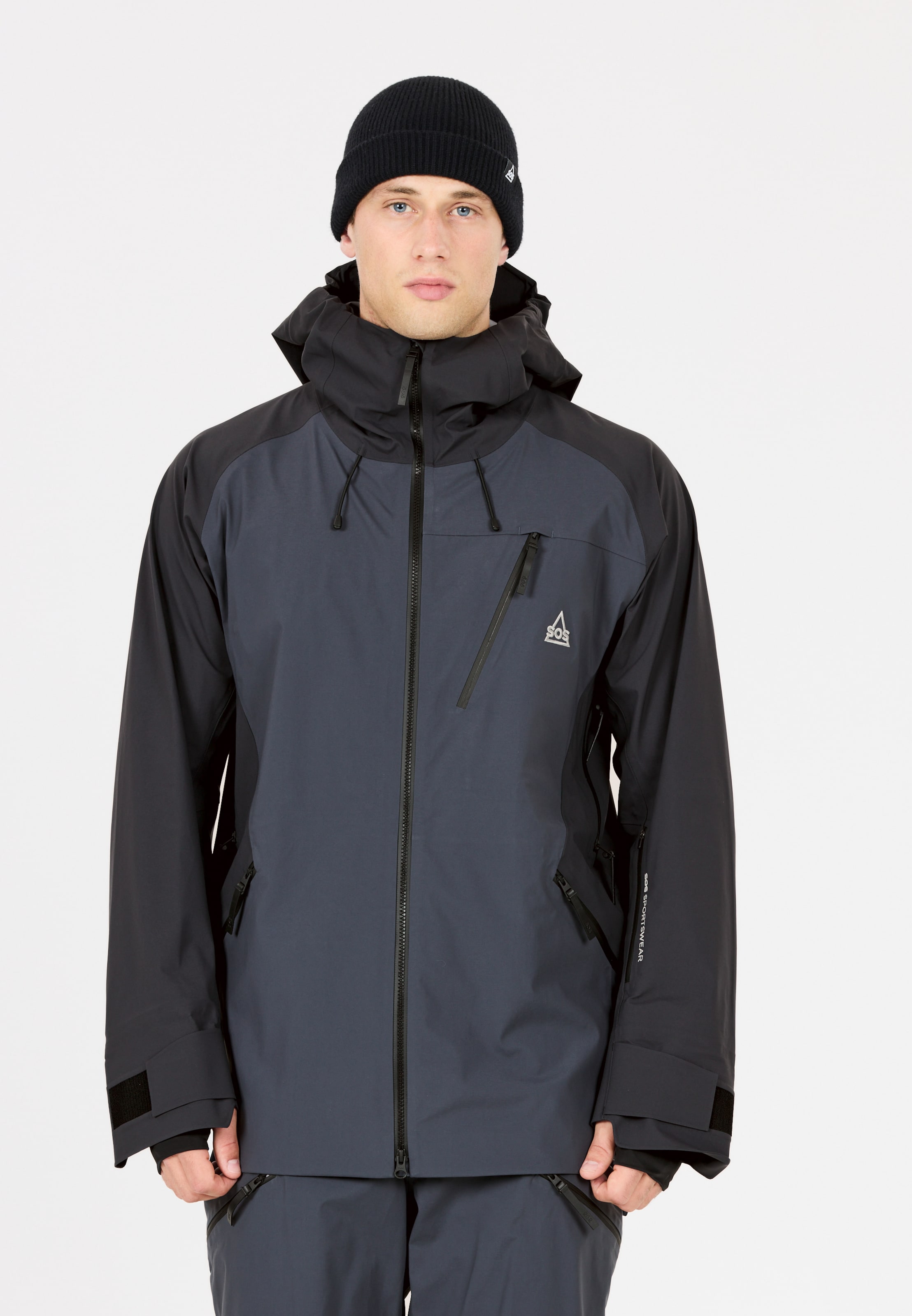 SOS Sportjas 'Unbound' in Blauw: voorkant