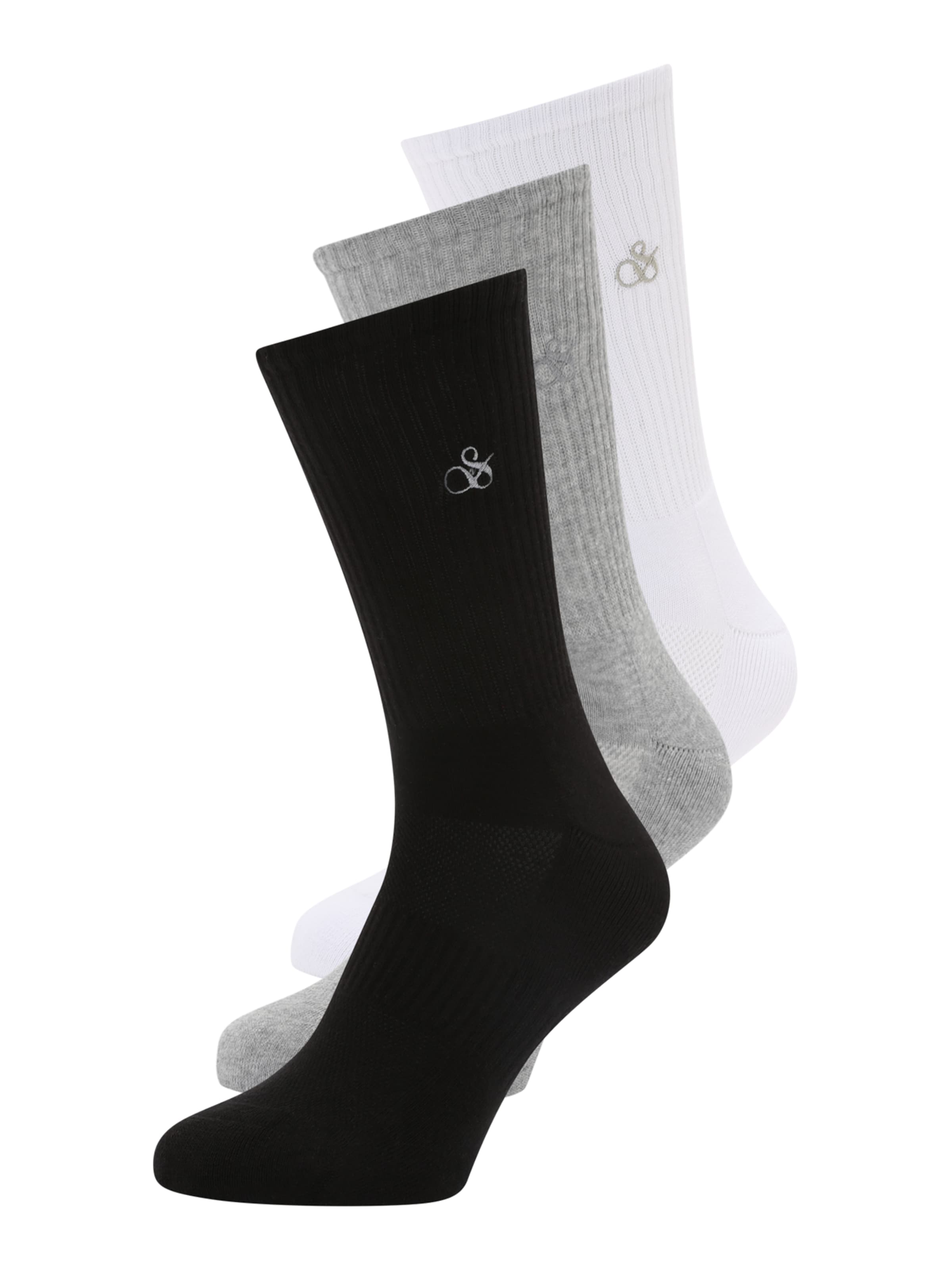 Chaussettes SCOTCH & SODA en gris : devant