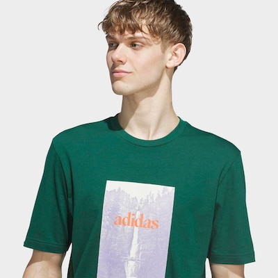 ADIDAS SPORTSWEAR Shirt in XXL in Grey / Green, Item view