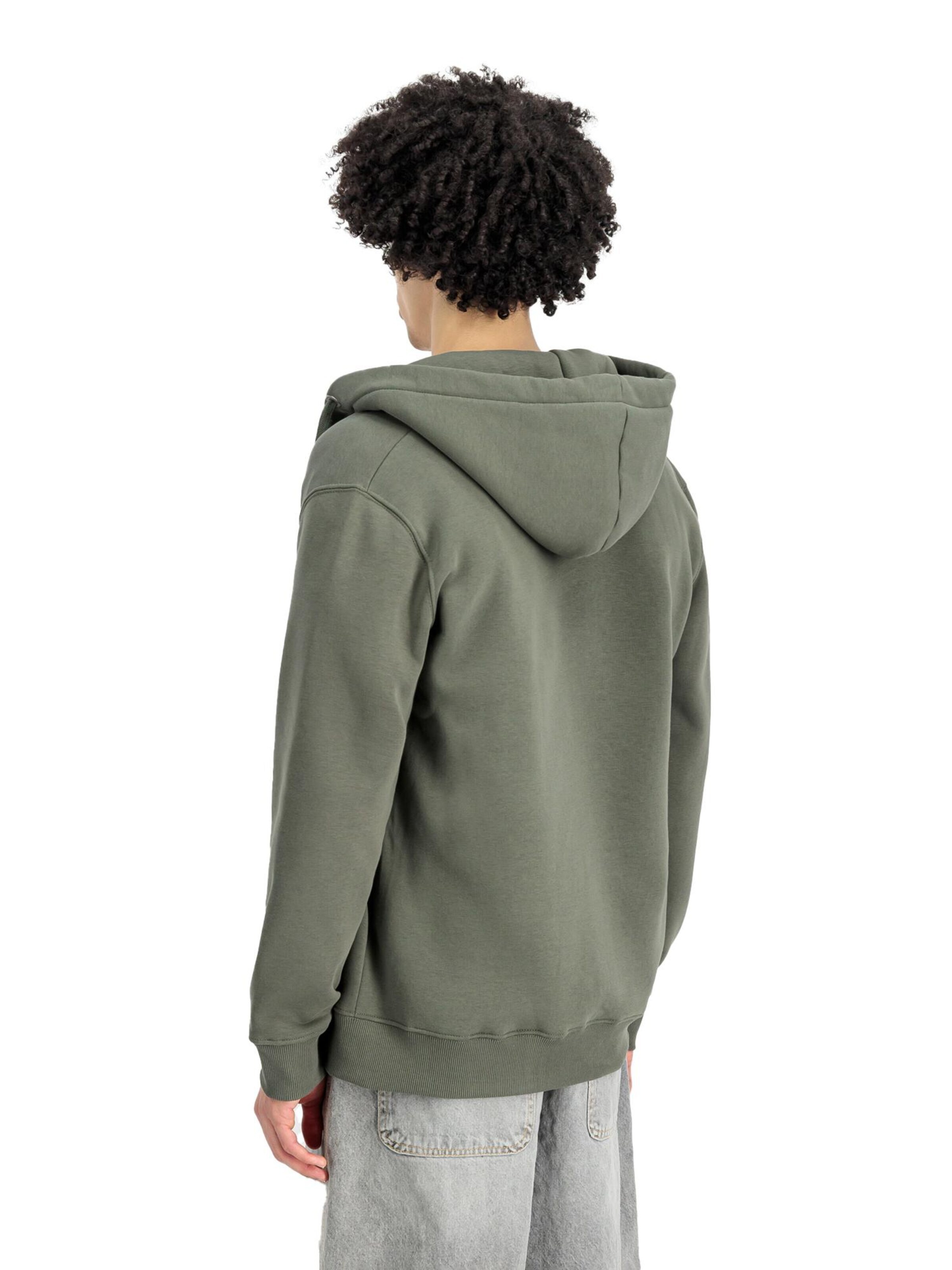 ALPHA INDUSTRIES Sweatjakke i grøn