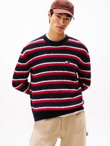Pull-over Tommy Jeans en bleu : devant