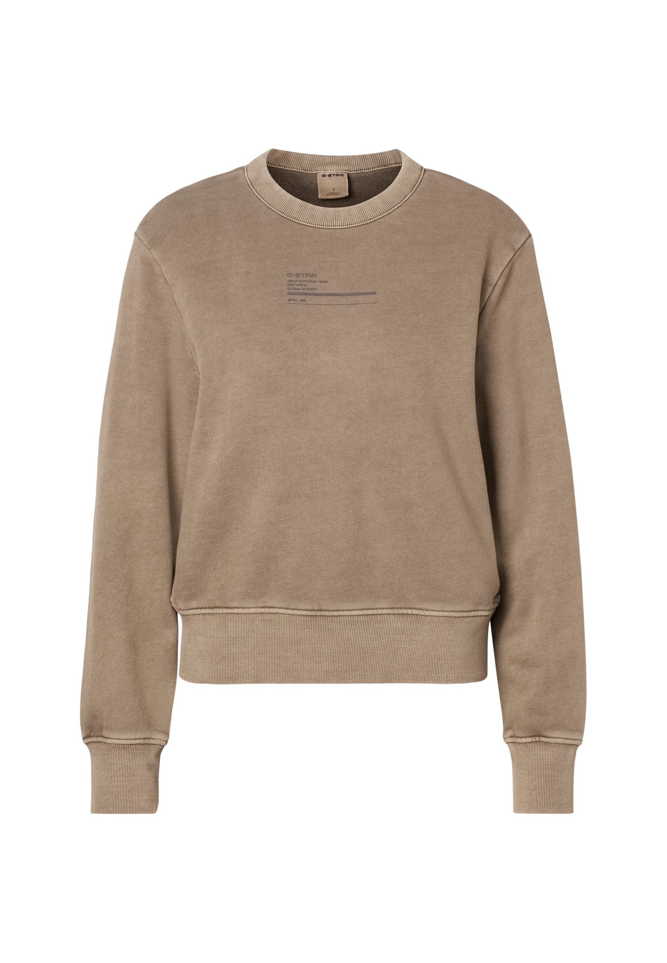 Sweat-shirt G-STAR en marron : devant