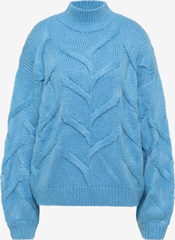 Pull-over IZIA en bleu : devant