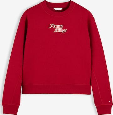 Bluză de molton de la TOMMY HILFIGER pe roșu: față