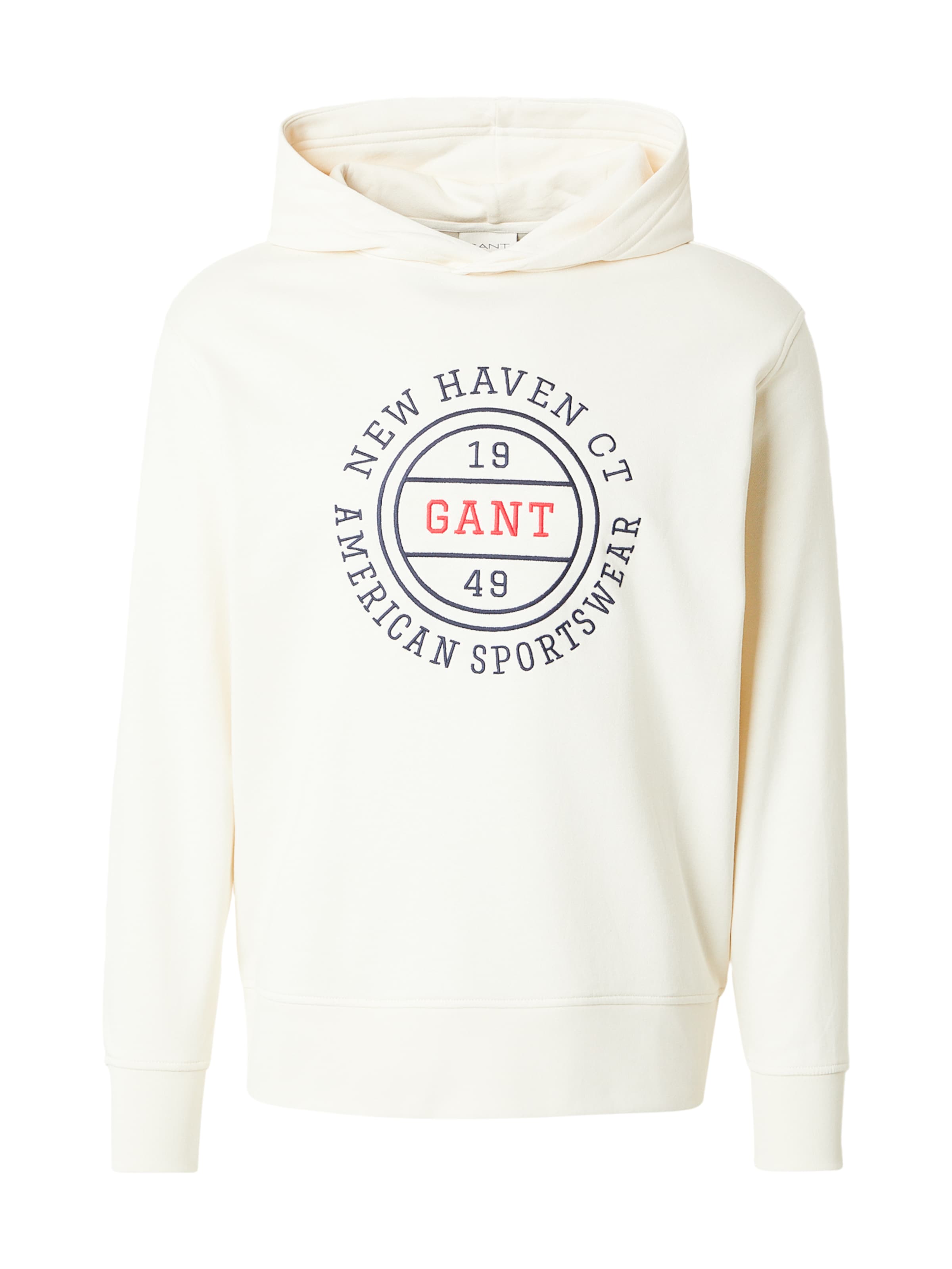 GANT Μπλούζα φούτερ σε μπεζ: μπροστά