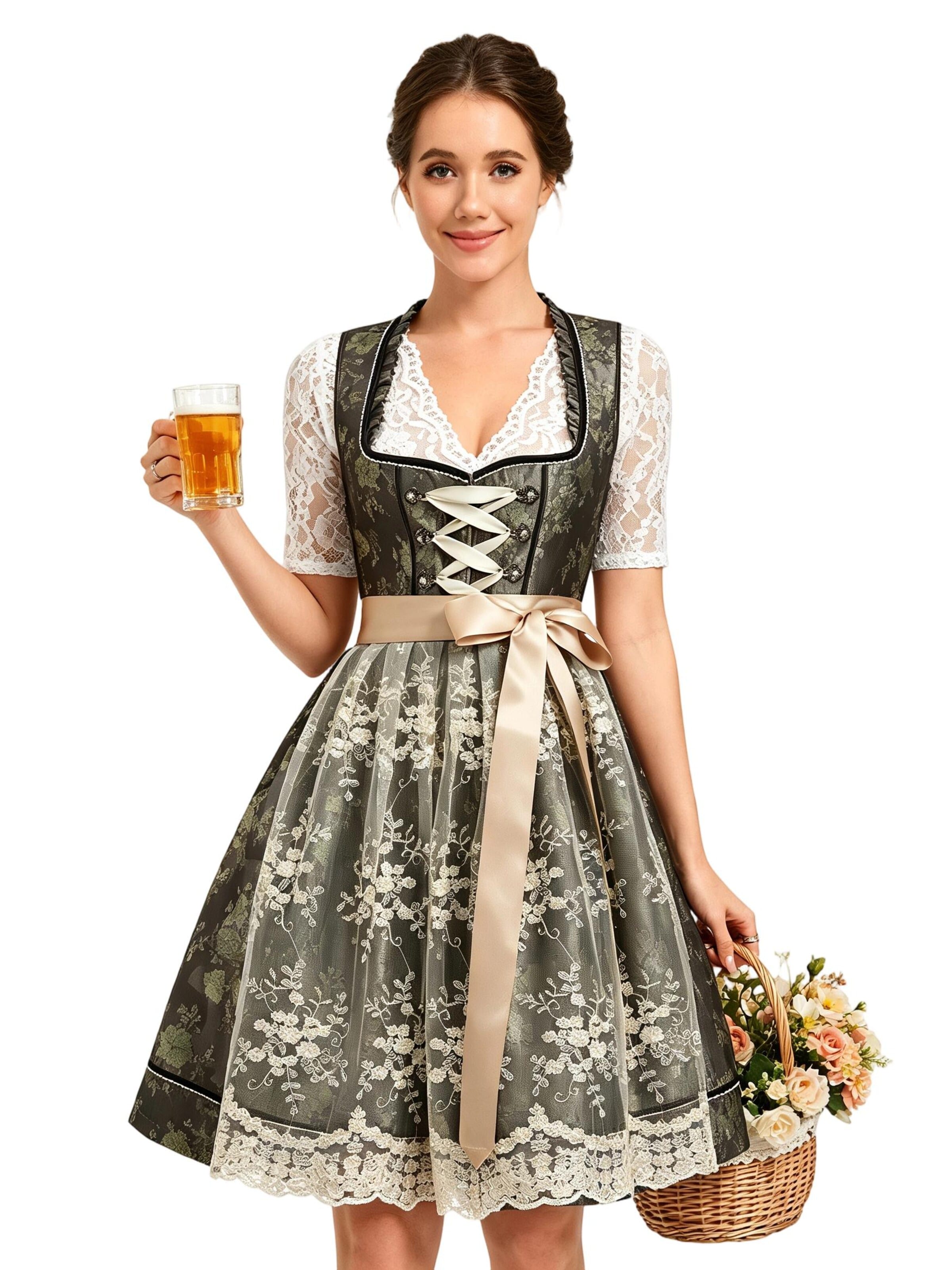 MODIURBAN Dirndl in Green