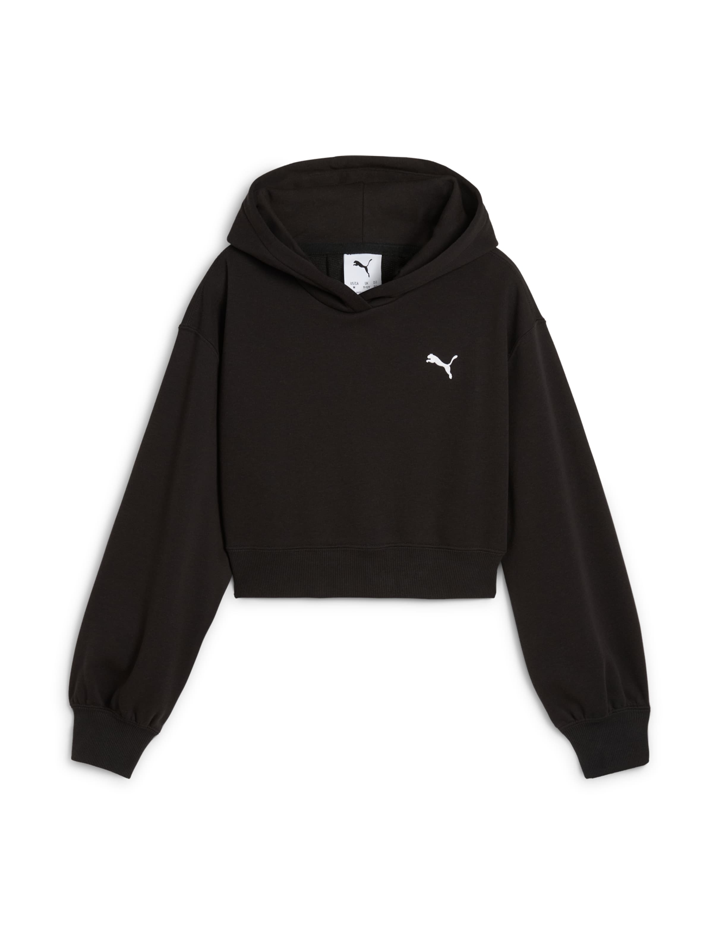 PUMA Sweatshirt 'ESS' in Zwart: voorkant