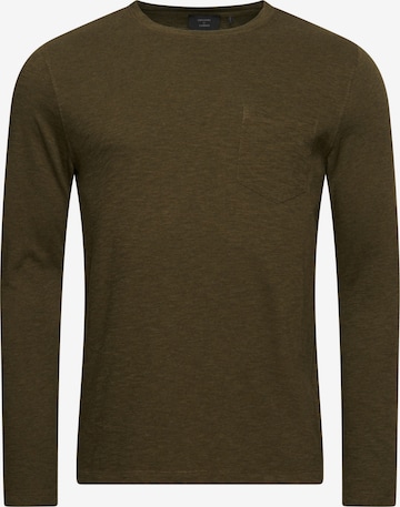 T-Shirt Superdry en marron : devant