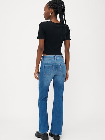 Only Petite Flared Jeans 'ONLBLUSH' in Blauw