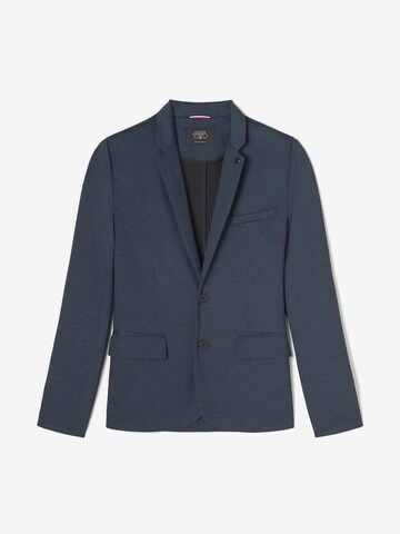 Le Temps Des Cerises Regular fit Colbert 'Rusa' in Blauw: voorkant