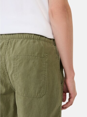 CAMEL ACTIVE Regular Chino Shorts mit elastischem Bund in Grün