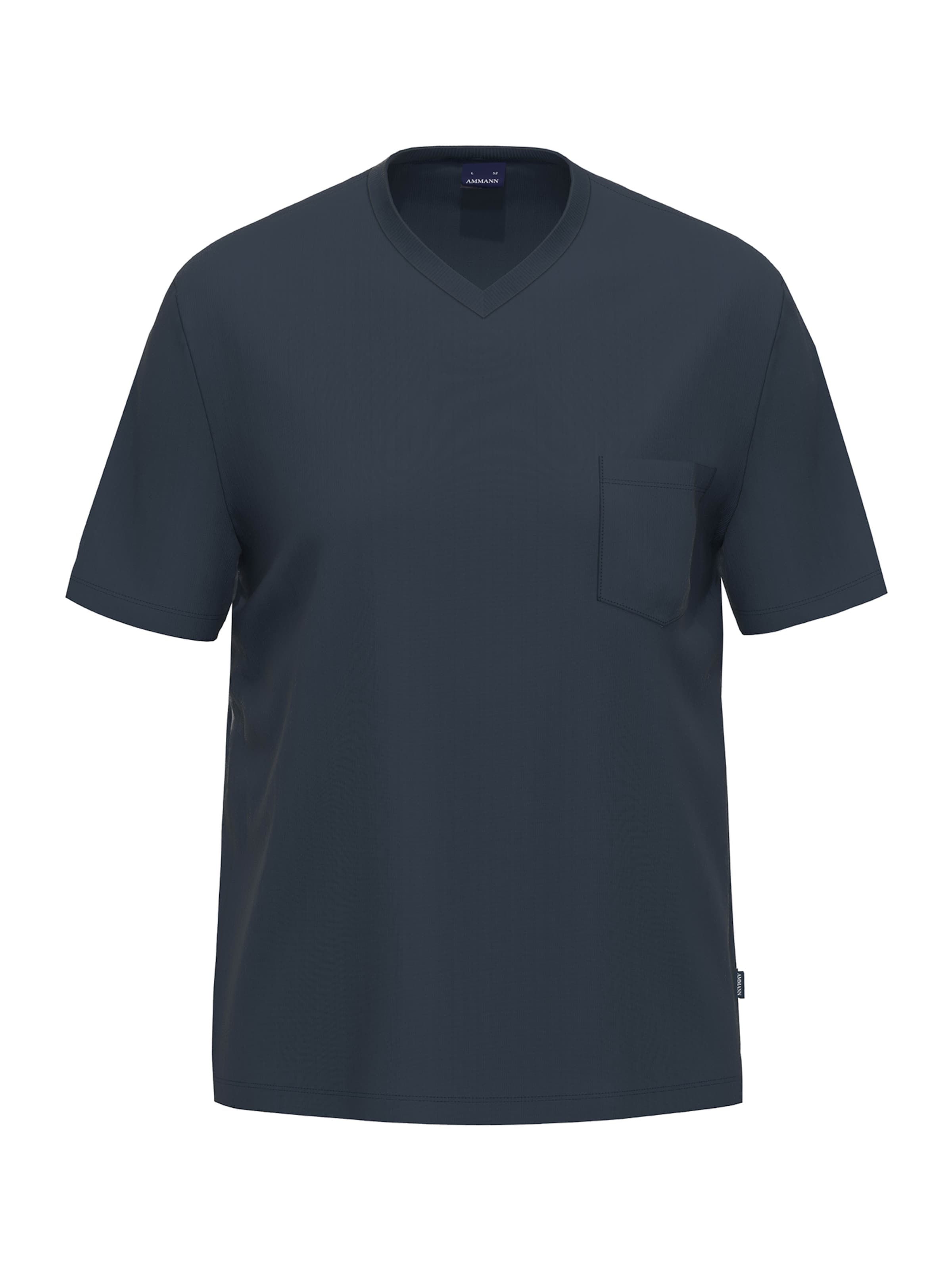 Ammann Shirt ' Calgary ' in Blauw: voorkant
