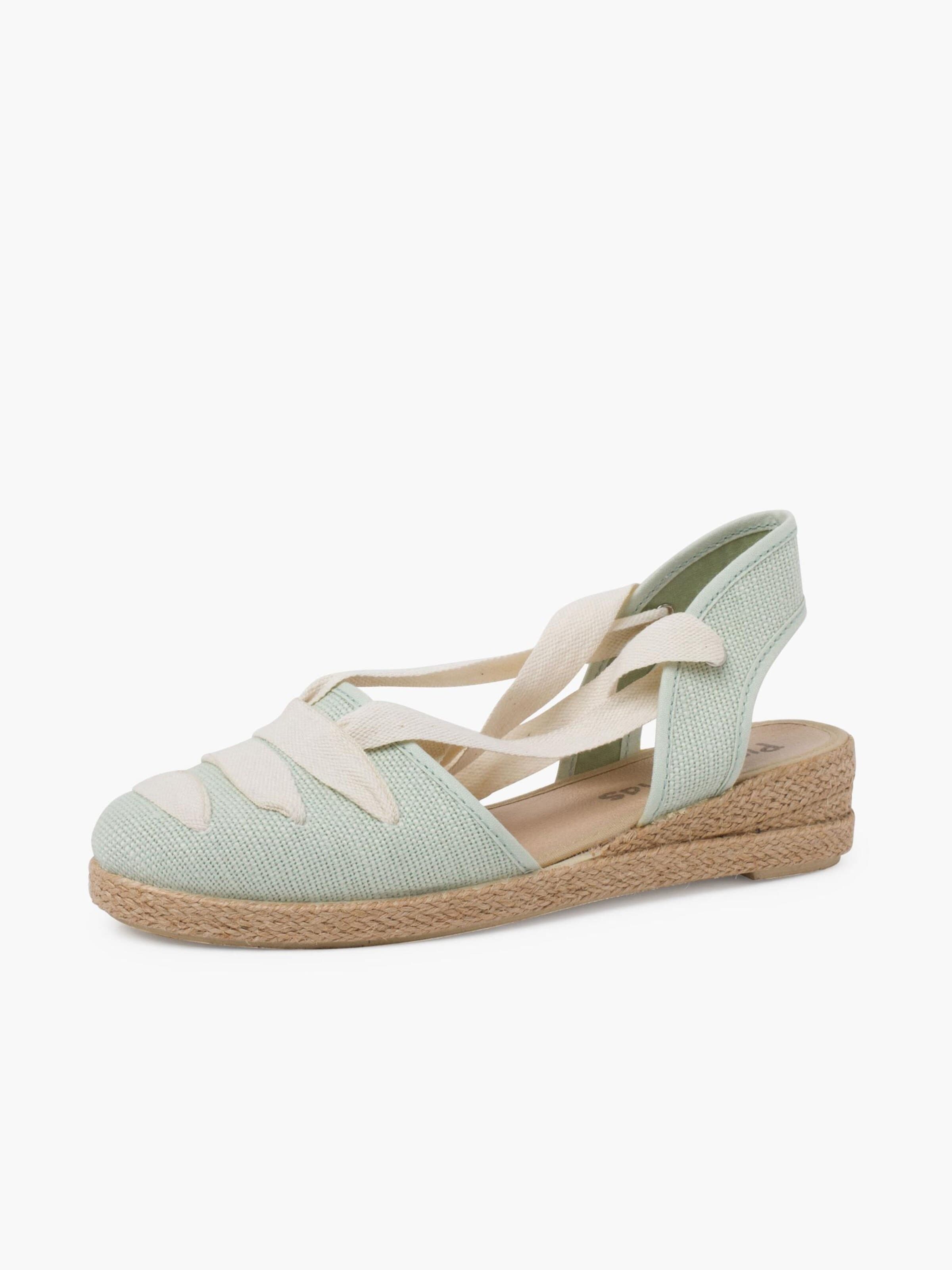 Sandales Pisamonas en vert : devant