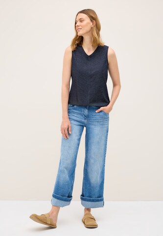CECIL Top in Blau