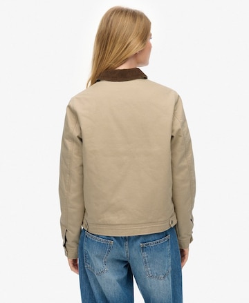 Veste mi-saison Superdry en marron