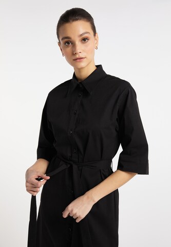 DreiMaster Klassik Košeľové šaty - Čierna