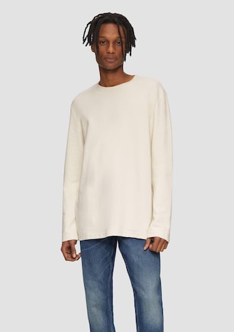 T-Shirt QS en beige : devant
