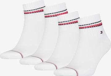 Chaussettes TOMMY HILFIGER en blanc : devant