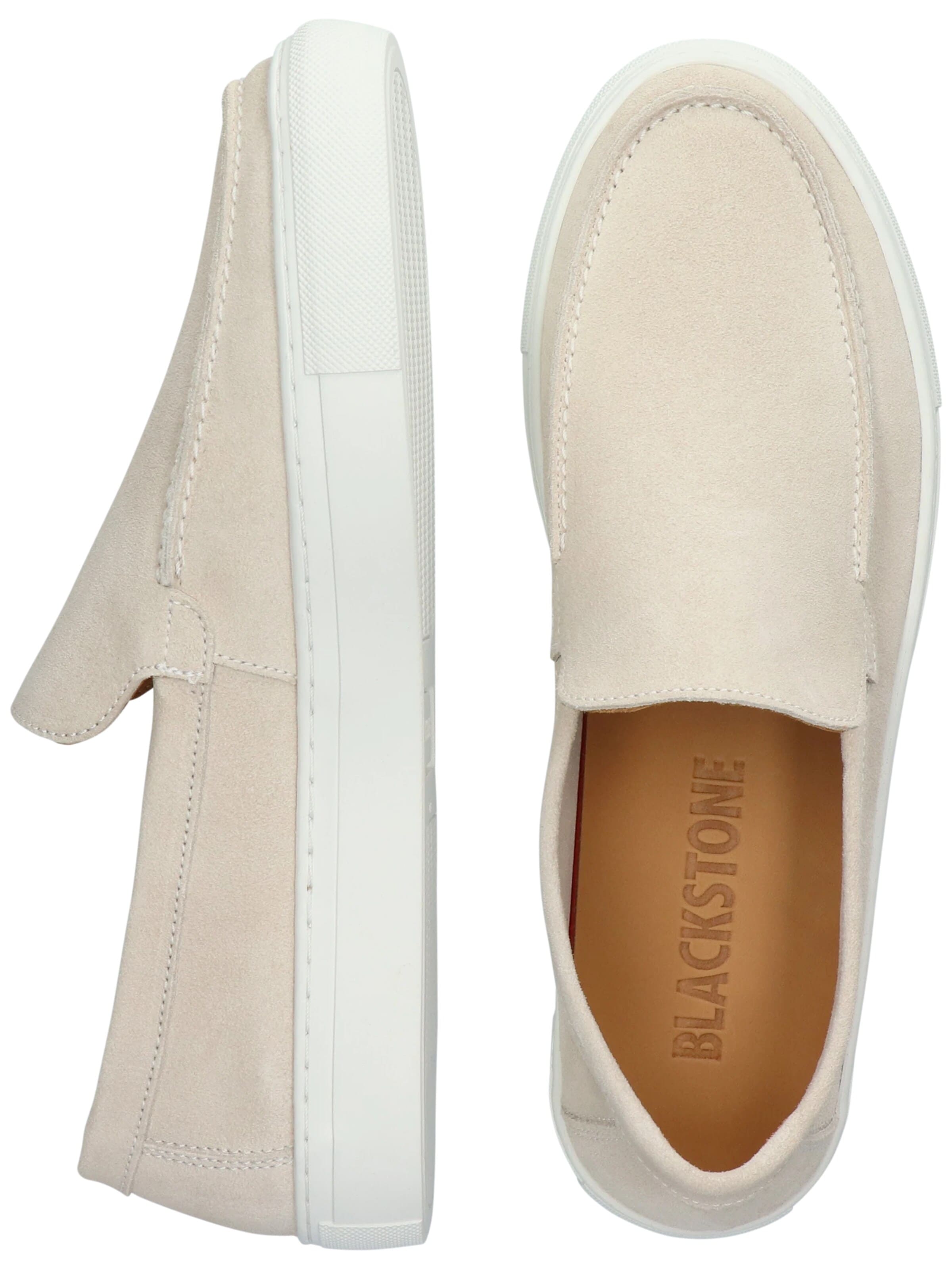 BLACKSTONE - Sapatilhas slip-on 'Lapis Rowan - FG628' em bege