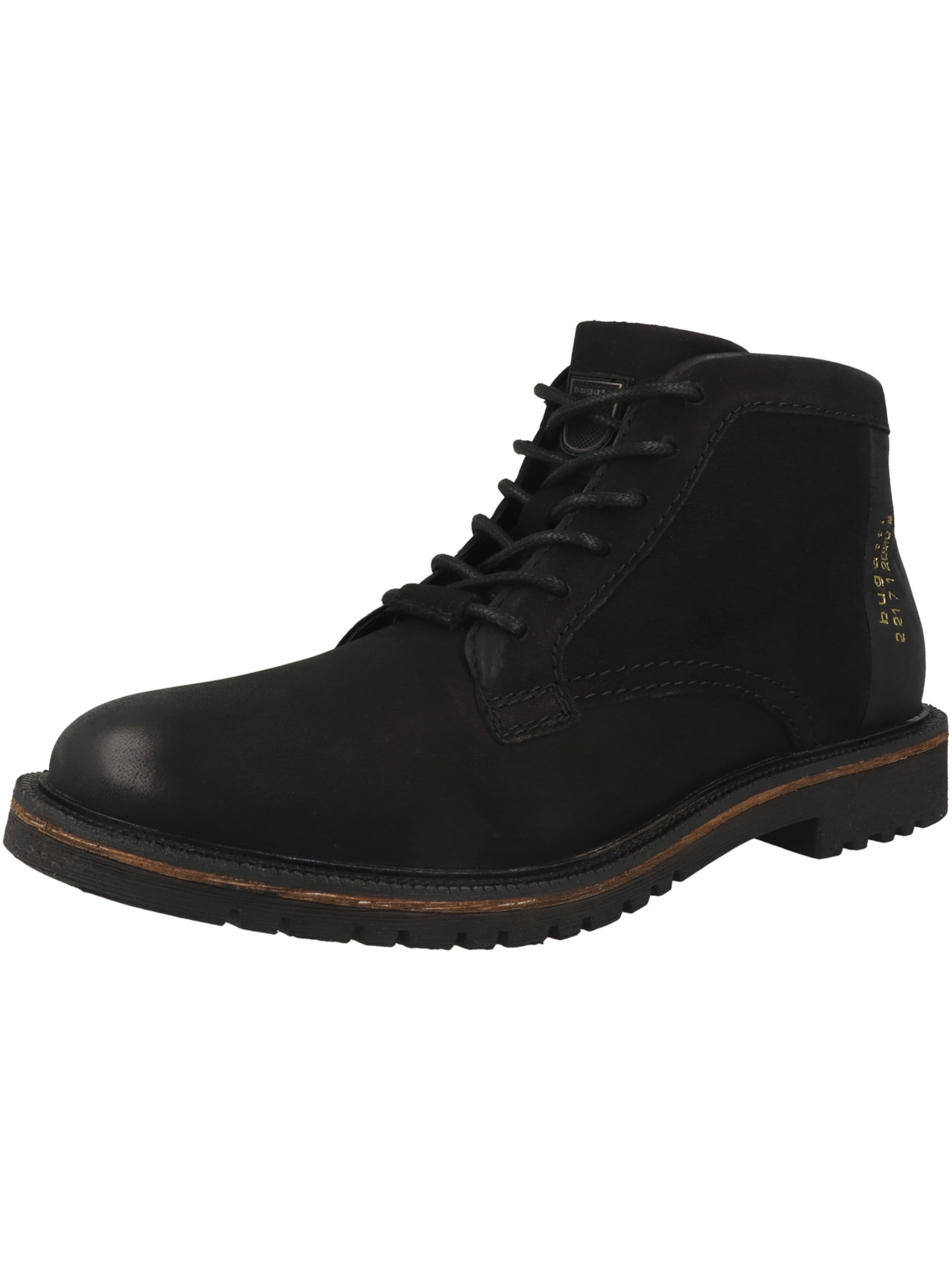 bugatti Lace-Up Boots 'AO933' in Black: front